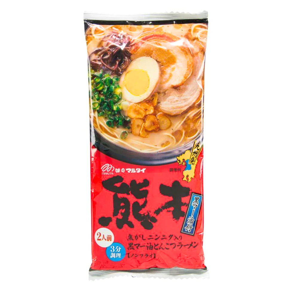 Marutai Kumamoto sezamų aliejaus ramen makaronai, 182g