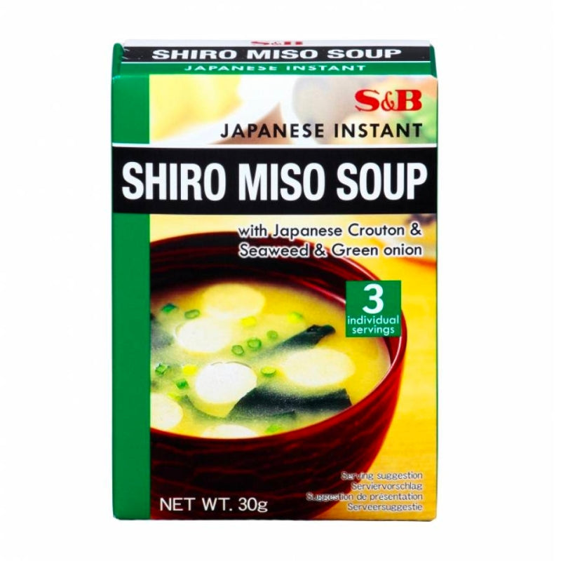 (Best before 2025-01-29) S&B Instant Shiro Miso Soup, 30g