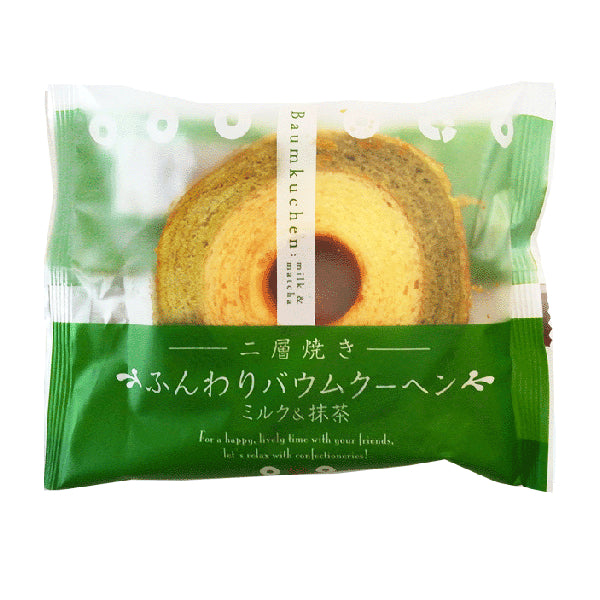 （最后一块）太陽松软的巴姆克蛋糕 - 抹茶，65克