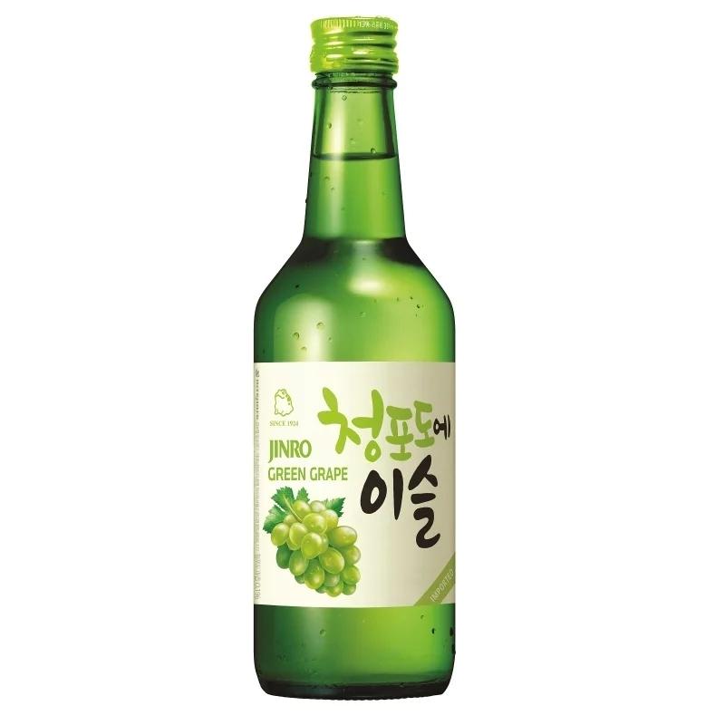 Korean Jinro Soju - Green Grape, 360ml