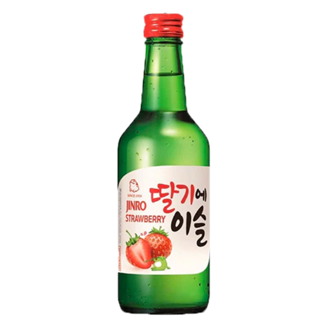 Korean Jinro Soju - Strawberry, 360ml