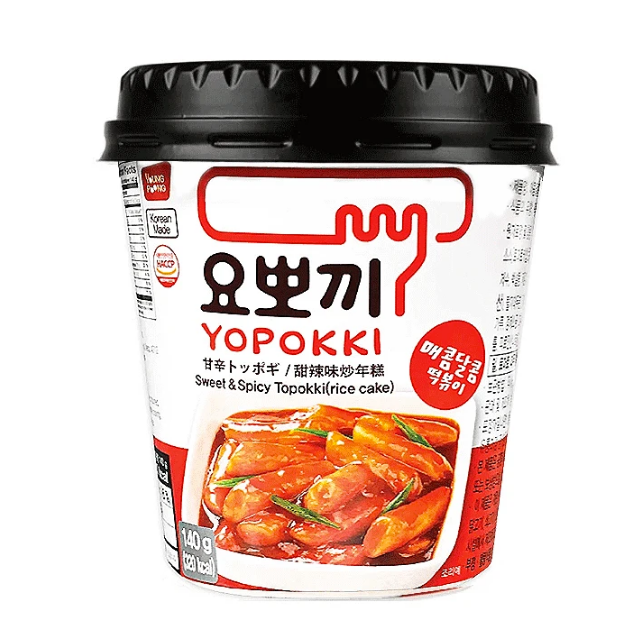 Magus ja Vürtsikas Topokki (Korea Kiirriisikoogid), 140g